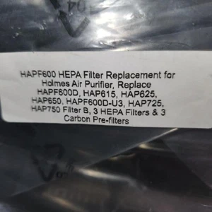 HAPF600 Filter for Holmes Air Purifier Filter B Replace HAP726-U HAP1625 HAPF600 - Picture 1 of 3
