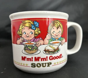 Campbell Kids Soup Bowls Cups Mugs Mm Mm Good Westwood  1989 Vtg - Picture 1 of 5