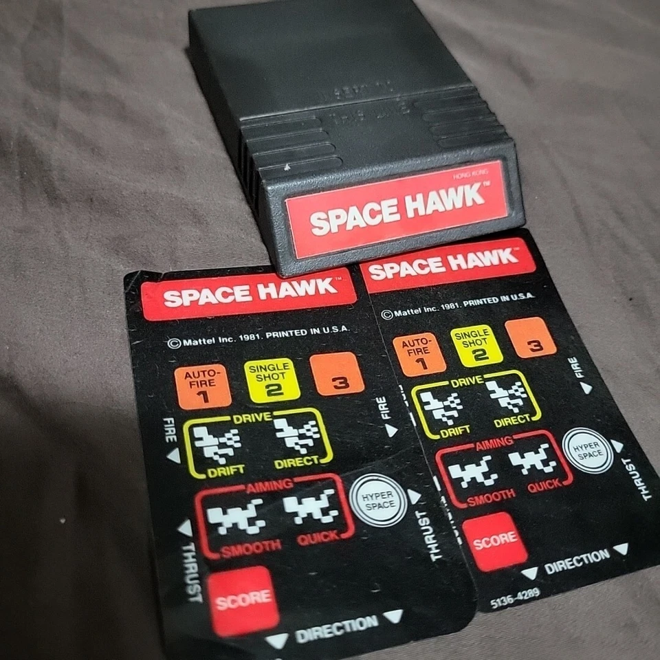 Intellivision Intelligent Television Space Hawk Gaming Cartridge 1981 - Image 1 of 1