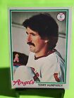 #71 Terry Humphrey California Angels 1978 Topps Expos Tigers