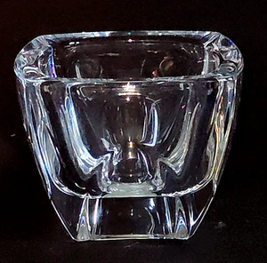 NEW VERA WANG CABOCHON VOTIVE CANDLE HOLDER, Lead Crystal, 3 1/2", WEDGWOOD - Picture 1 of 8