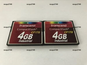 2PCS Transcend CompactFlash 4GB Industrial CF Card CF170 - Picture 1 of 2