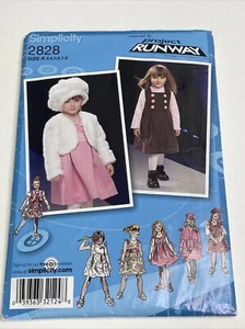 Vestito o maglione bambino Simplicity giacca o gilet taglia 3 - 8 modello cucito 2828 - Foto 1 di 7