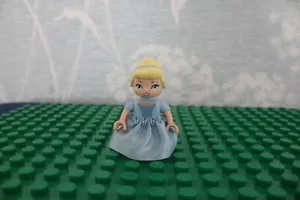 Lego Duplo Figure DISNEY Princess Girl Cinderella Blue Dress Skirt - Picture 1 of 2