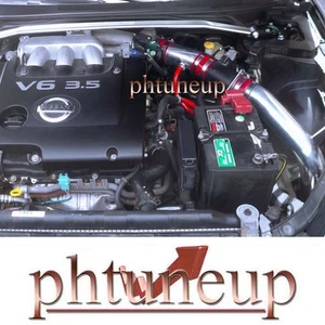 fit 2002-2006 NISSAN ALTIMA 3.5 3.5L SE/SE-R/SL COLD AIR INTAKE KIT SYSTEMS RED - Picture 1 of 1