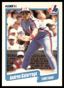 1990 Fleer Andres Galarraga Montreal Expos #345 - Picture 1 of 2