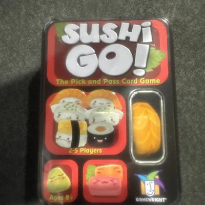 Gamewright Sushi Go! Pick & Pass Card Game in Metal Tin #4249 BRAND NEW & SEALED - Image 1 of 2