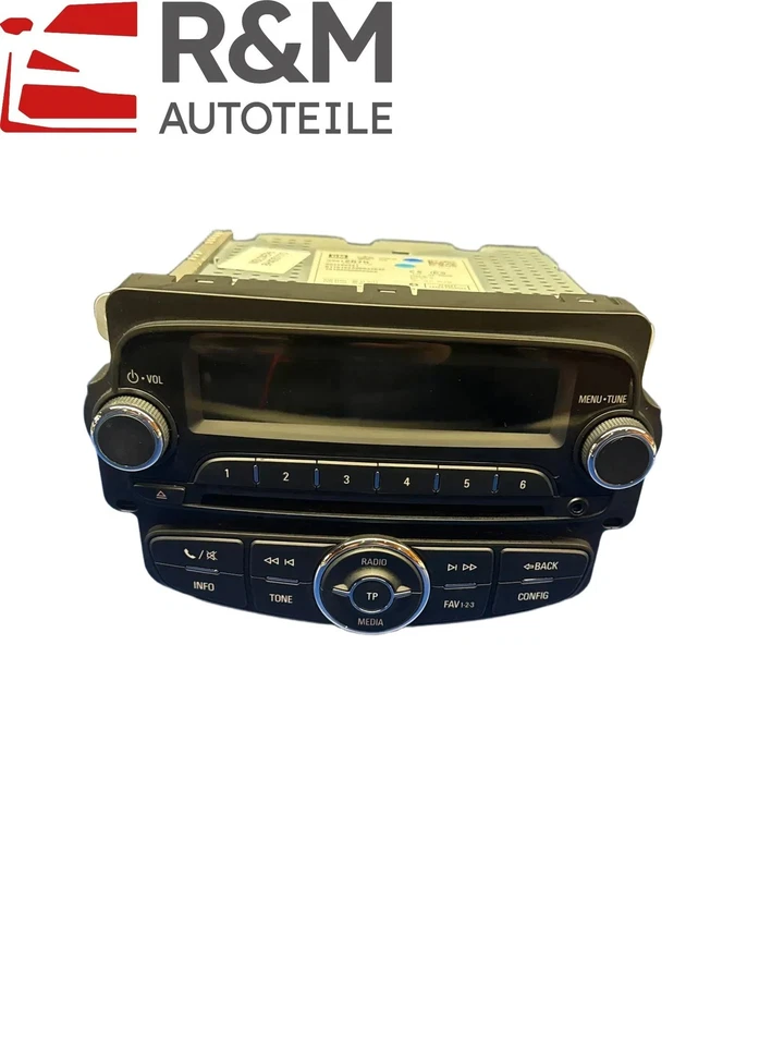 CD-Radio ohne Code Fahrgestellnummer 39012675 OPEL CORSA E 2014-201 - Bild 1 von 4