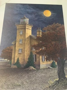 Ben Richmond Harvest Moon 87 of 700 Hand Signed 29 X 21 Inch Lithograph 1995 - Picture 1 of 7