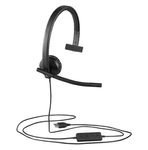 Logitech H570e Mono Wired Over-Ear Headsets - Black - Picture 1 of 4
