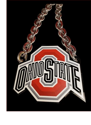 Ohio State Buckeyes 'O' Fan Turnover Collar Cadena | Universidad Foto 1 de 3