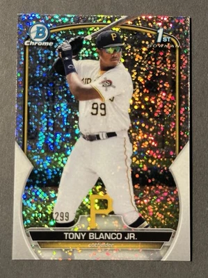 2023 Bowman Chrome 1st Tony Blanco Jr. #BCP-134 Speckle Refractor /299 - Image 1 of 2