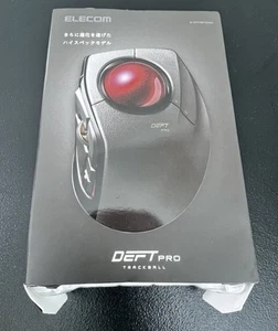 ELECOM M-DPT1MRXBK, Mouse Trackball a Palla Rossa, Cablato, Wireless, Bluetooth, Gaming, - Foto 1 di 5