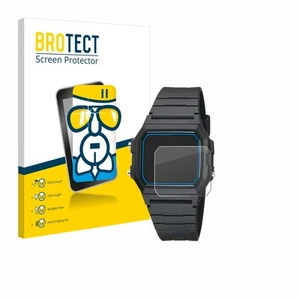 BROTECT Panzerfolie Schutzglas für Casio F-105W-1AWYEF Display 9H Zubehör - Zdjęcie 1 z 7