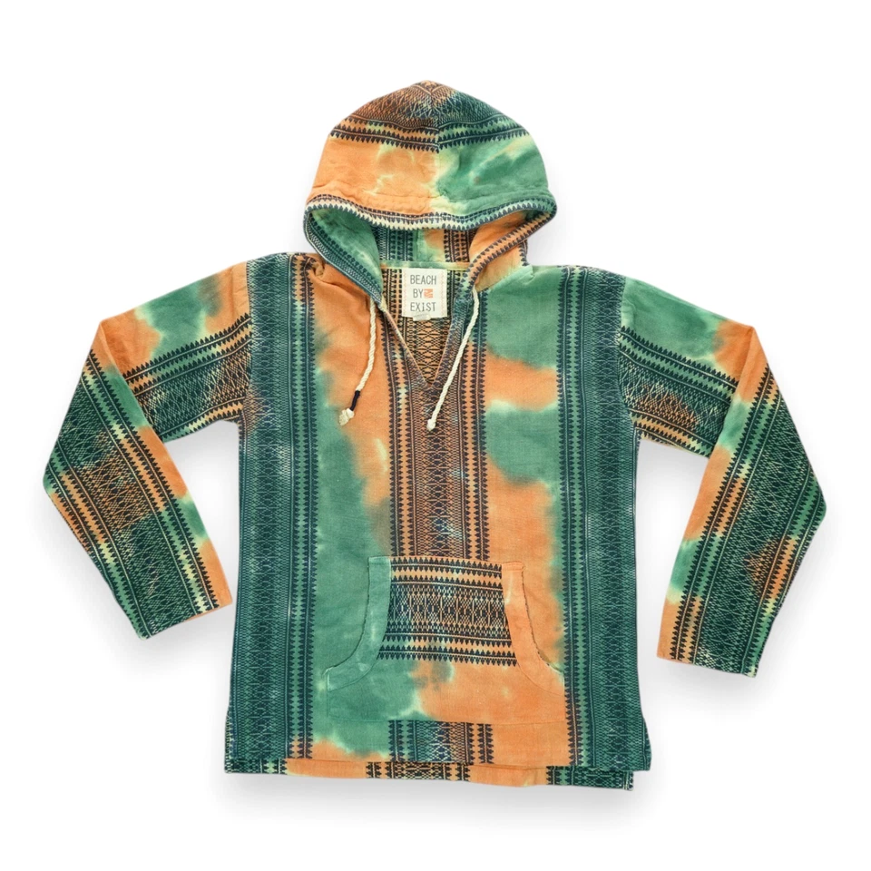 Sudadera con Capucha para Mujer Beach By Exist Colorido Boho Pullover Bolsillos Canguro Talla L Foto 1 de 4