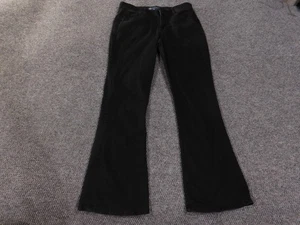 Democracy Jeans Womens 12 Black Flare Ab Solution Stretch Bootcut Pants Casual - Picture 1 of 10