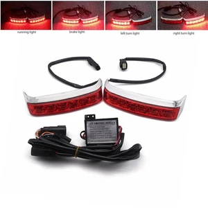 Rear Saddlebag Housing Run Tail Brake Light Lamp LED for Harley gliding FLHXS - Picture 1 of 9
