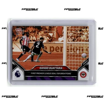 2025 Topps Now Premier League - Orange #9 Dango Ouattara /25 First PL Goal - Image 1 of 2