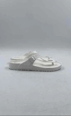 Sandalias chanclas Birkenstock para hombre Gizeh EVA blancas de goma talla 8 Foto 1 de 4
