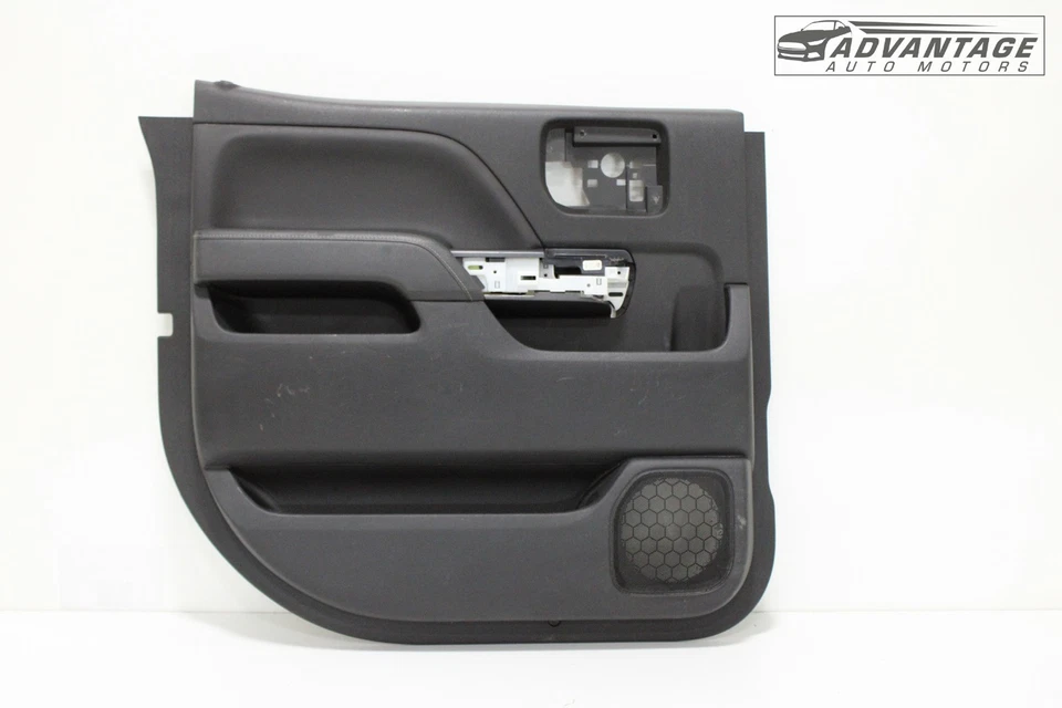 Chevy Silverado 2500 HD 2015-2019 cubierta de moldura de panel de puerta trasera izquierda OEM Foto 1 de 4