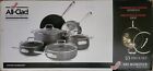 New All-Clad HA1 Non-stick 8-pc Anodized NonStick Cookware Set -Stainless Steel