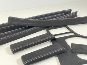 BMW LHD E39 ALCANTARA M Stitching interior trim set kit Innenverkleidungssatz - Picture 1 of 10