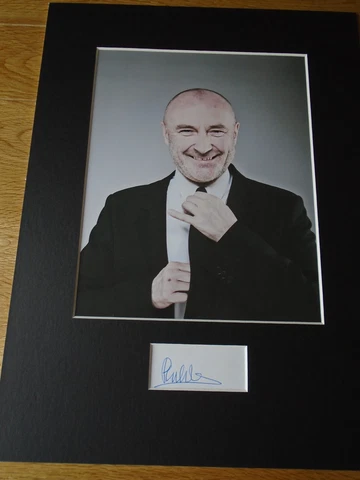Phil Collins Genesis Genuine Signed Authentic Autograph - UACC / AFTAL Cover