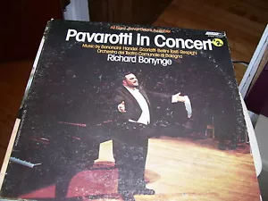 PAVAROTTI AND RICHARD BONYNGE IN CONCERT-LP-NM-LONDON FFRR-IMPORT-STEREOPHONIC - Picture 1 of 2