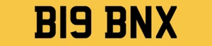 BN PRIVATE NUMBER PLATE B19 BNX PRIVATE REGISTRATION BIG BEN BILL BRAD CAR REG - Picture 1 of 4