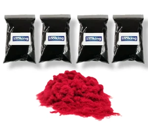 Fibras Flock 1 mm - rojo chile - polvo flocante - cobertura a granel 4-5 m2 - Imagen 1 de 2