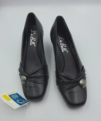 Women's Da Bella Kerry Black Wide Slip On Shoes Assorted - Image 1 of 4