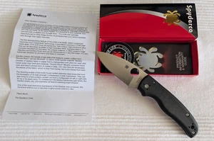 Spyderco Shaman - CTS XHP Blade - Black Micarta handle - C229MXHPP - NEW - Picture 1 of 8