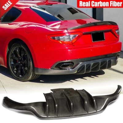 Kit de carrocería difusor de parachoques trasero de carbono real para Maserati GranTurismo 2006-2014 Foto 1 de 4