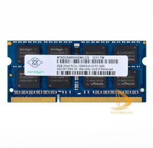 Nanya 8GB 2GB 2Rx8 PC3-10600S PC2-6400S DDR2 DDR3 SODIMM Laptop Memory RAM - Picture 1 of 6