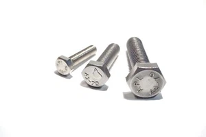 Sechskantschrauben DIN 933 Edelstahl V2A M6 M8 M10 Vollgewinde Schrauben VA - Bild 1 von 3