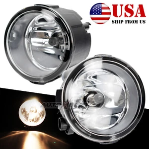 PAIR for Infiniti G37 2010-13 Clear Lens Glass Bumper Fog Light Assembly Housing - Picture 1 of 6