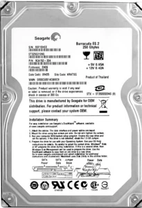 Disque Dur SEAGATE ST3250310NS 250GB 7200T/min 32MB CACHE SATA II 3,5" Pouces - Photo 1/3