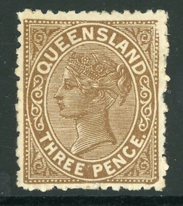 Queensland Type of 1897 Perf 13 on VERY THICK PAPER UNLIST Mint D418 ⭐⭐⭐⭐⭐⭐ - Picture 1 of 2