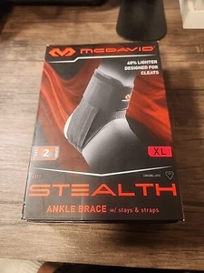 McDavid MD4311-01-32 Stealth Ankle Brace w/Flex-Support Stays for Cleats XL - Picture 1 of 4