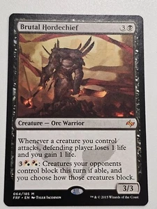 Brutal Hordechief●Fate Reforged●MTG●2015●ENGLISH▪︎MYTHIC●NM●#437 - Picture 1 of 2
