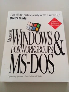 Microsoft Windows for Workgroups & MS-DOS Guide, 1994, English - Bild 1 von 3