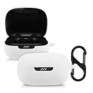 Silikonowe etui na JBL Live Pro Plus Case Cover na słuchawki Białe ochronne - Zdjęcie 1 z 7