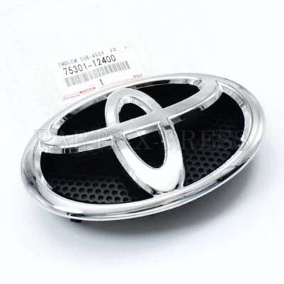 7530112400 NEW OEM GENUINE TOYOTA RAV4 FRONT GRILLE RADIATOR CHROME EMBLEM BADGE - Изображение 1 из 4