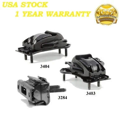 3 PIEZAS MONTAJE MOTOR Y TRANSMISIÓN AJUSTE FORD F-450 SUPER DUTY/F-550 SUPER DUTY 05-07 6,0 L Foto 1 de 4