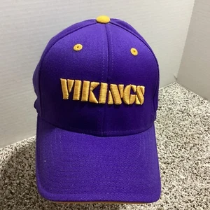 NFL VIKINGS hat Minnesota Adult Flex Stretch Fit Embossed Embroidery - Picture 1 of 6
