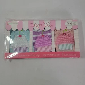 Baby Aspen 3 Cupcake Bloomers 0-6 M Months Infant Girl NEW in box diaper cover - Picture 1 of 9