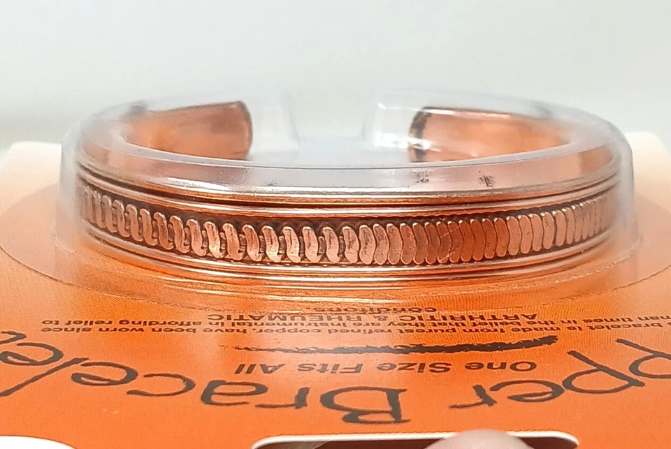 Copper Bracelet One Size Holistic Arthritic & Rheumatic Pain Relief #M17-G