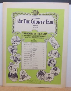 At the County Fair - G. Martin - Partituras 1921 - Imagen 1 de 3