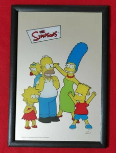 QUADRO A SPECCHIO PAINTED I THE SIMPSONS BART MAGGIE HOMER LISA MARGE GROENING - Imagen 1 de 2