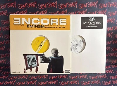 EMINEM DR. DRE 50 CENT ENCORE 2004 VINYL D12 SH*t On You I Remember Promo Foto 1 de 3